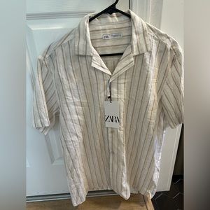 NWT zara mens button up